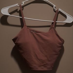 Athletic cropped tank top Small